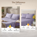 Utopia Bedding Queen Bed Sheets Set – 4 Piece Queen Size Sheets, Soft Breathable Microfiber, Deep Pocket, Fade & Wrinkle Resistant, 1 Flat Sheet 1 Fitted Sheet 2 Pillowcases – Oeko Tex, Grey