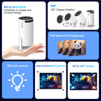 MAGCUBIC Projector HY300 PRO 4K Android 14 Dual Wifi6 290ANSI Allwinner H726 BT5.4 1080P 1280*720P Home Cinema Outdoor Projetor