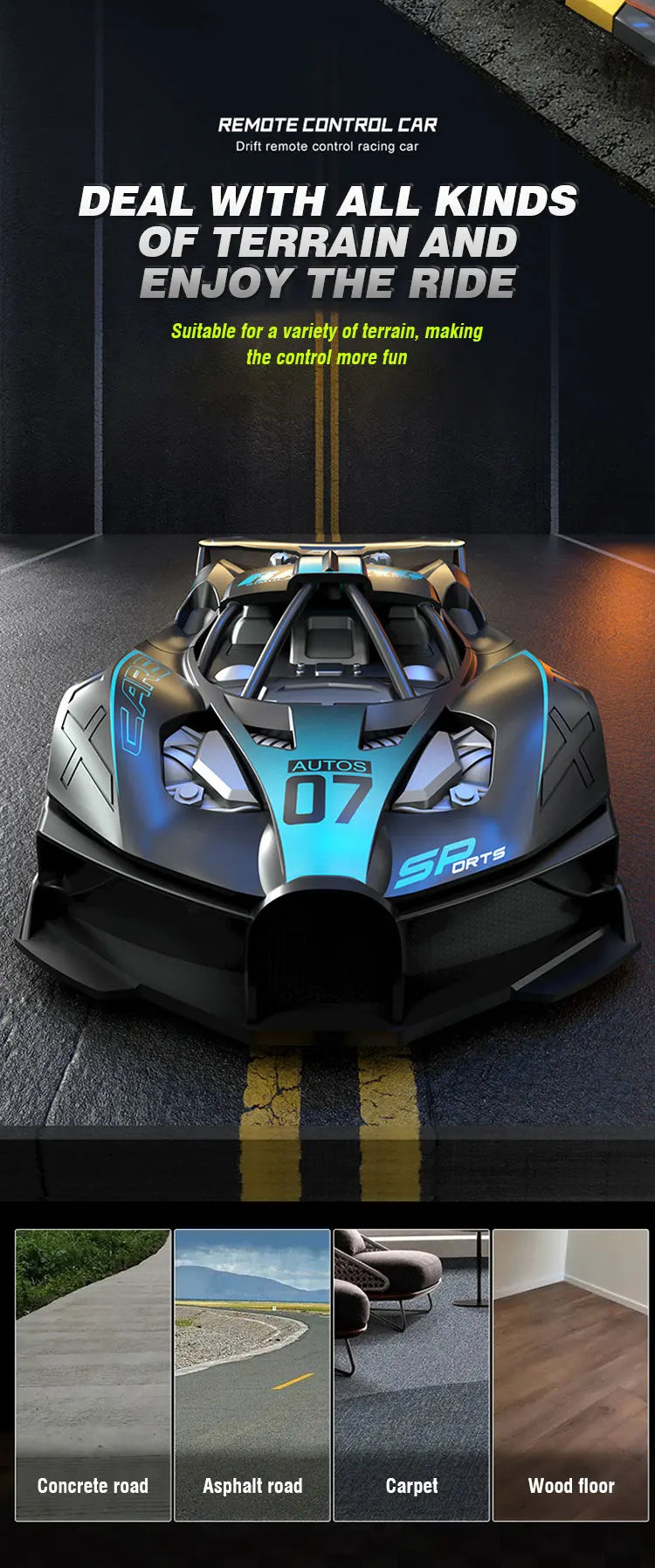 1/18 Rc Car High Speed Drift Sport Cars Remote Control Vehicle Sports Racing Car Toy Model Children Toys for Boys Birthday Gifts