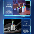 HOMEFISHMini Air Humidifier Usb Aroma Diffuser Essential Oil Purifier Cool Mist Sprayer  Home BedroomLED Desktop humidificador