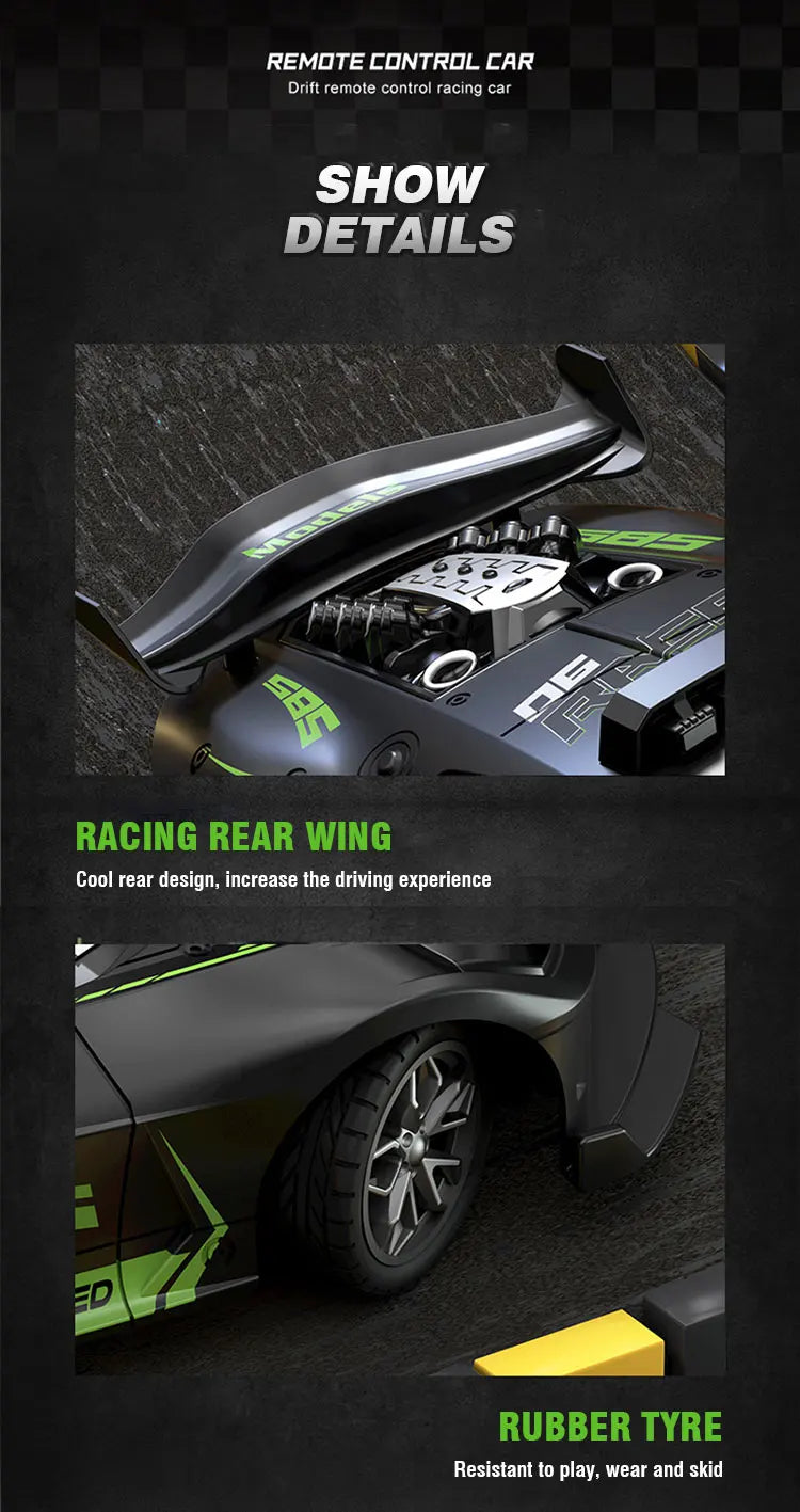 1/18 Rc Car High Speed Drift Sport Cars Remote Control Vehicle Sports Racing Car Toy Model Children Toys for Boys Birthday Gifts