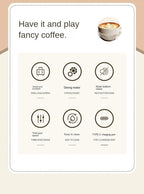 1tai electric milk frother 3-speed rechargeable beverage coffee machine jam machine portable egg beater kitchen food mixer