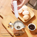 1tai electric milk frother 3-speed rechargeable beverage coffee machine jam machine portable egg beater kitchen food mixer