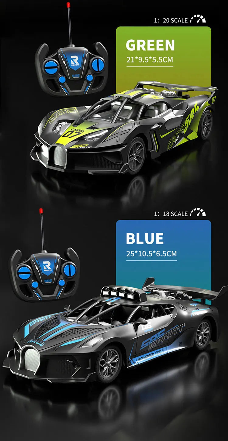 1/18 Rc Car High Speed Drift Sport Cars Remote Control Vehicle Sports Racing Car Toy Model Children Toys for Boys Birthday Gifts