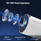 MAGCUBIC Projector HY300 PRO 4K Android 14 Dual Wifi6 290ANSI Allwinner H726 BT5.4 1080P 1280*720P Home Cinema Outdoor Projetor