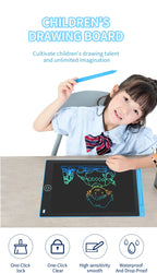 6.5/8.5/10/12 Inch LCD Drawing Tablet for Kids, Rechargeable Erasable Board with Pen, Travel Educational Toy Gift for Boys Girls