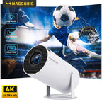MAGCUBIC Projector HY300 PRO 4K Android 14 Dual Wifi6 290ANSI Allwinner H726 BT5.4 1080P 1280*720P Home Cinema Outdoor Projetor