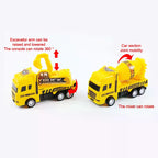 1 Pc Educational Cars Children Kid Pull Back Toy Warrior Engineering Vehicle Model Four Mini Cars